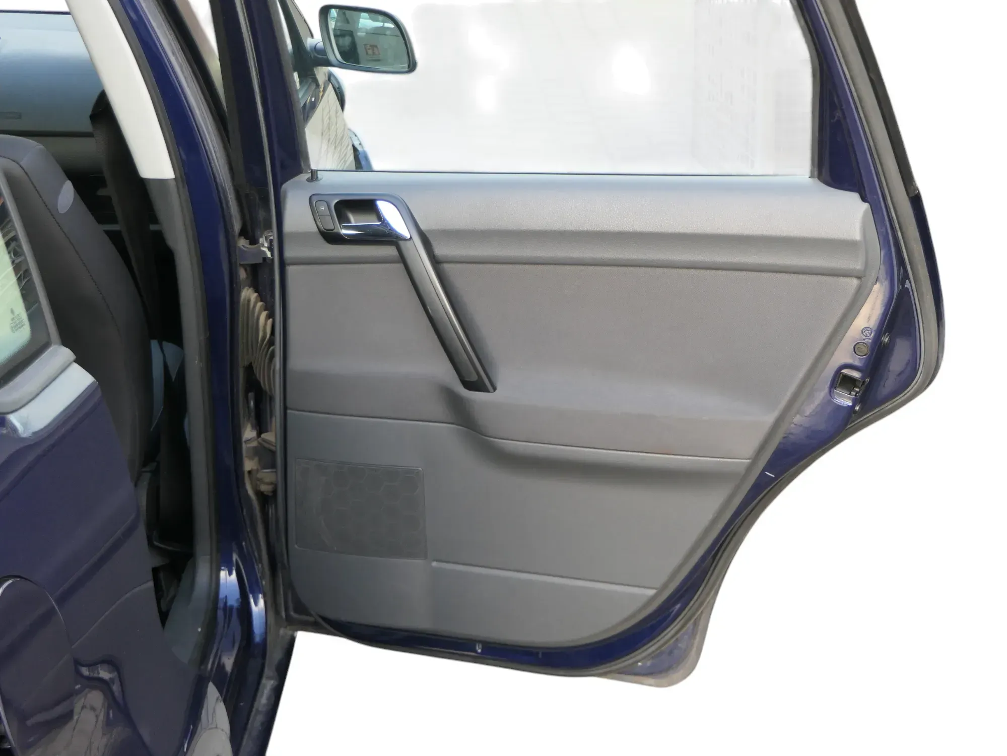 1x VW Polo 9N 9N3 Türverkleidung Verkleidung Tür hinten rechts 4/5-Türer dunkel - Bild 1