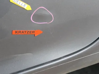 Golf 5 V 1K Tür Türrahmen hinten links 4/5-Türer grau LA7T -ohneAnbautei - Bild 9