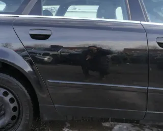 Audi A4 B6 8E nur Türblatt Tür hinten rechts schwarz LY9B Kombi+Limo Kratzer! - Bild 1