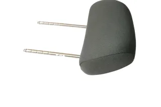 1x Seat Arosa oder Lupo Kopfstütze hinten grau rechts/links schwarz off-black - Bild 2
