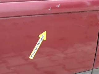 Audi A6 4B C5 Tür nur Türblatt vorne rechts Beifahrertür rot LZ3L - Dellen! - Bild 11