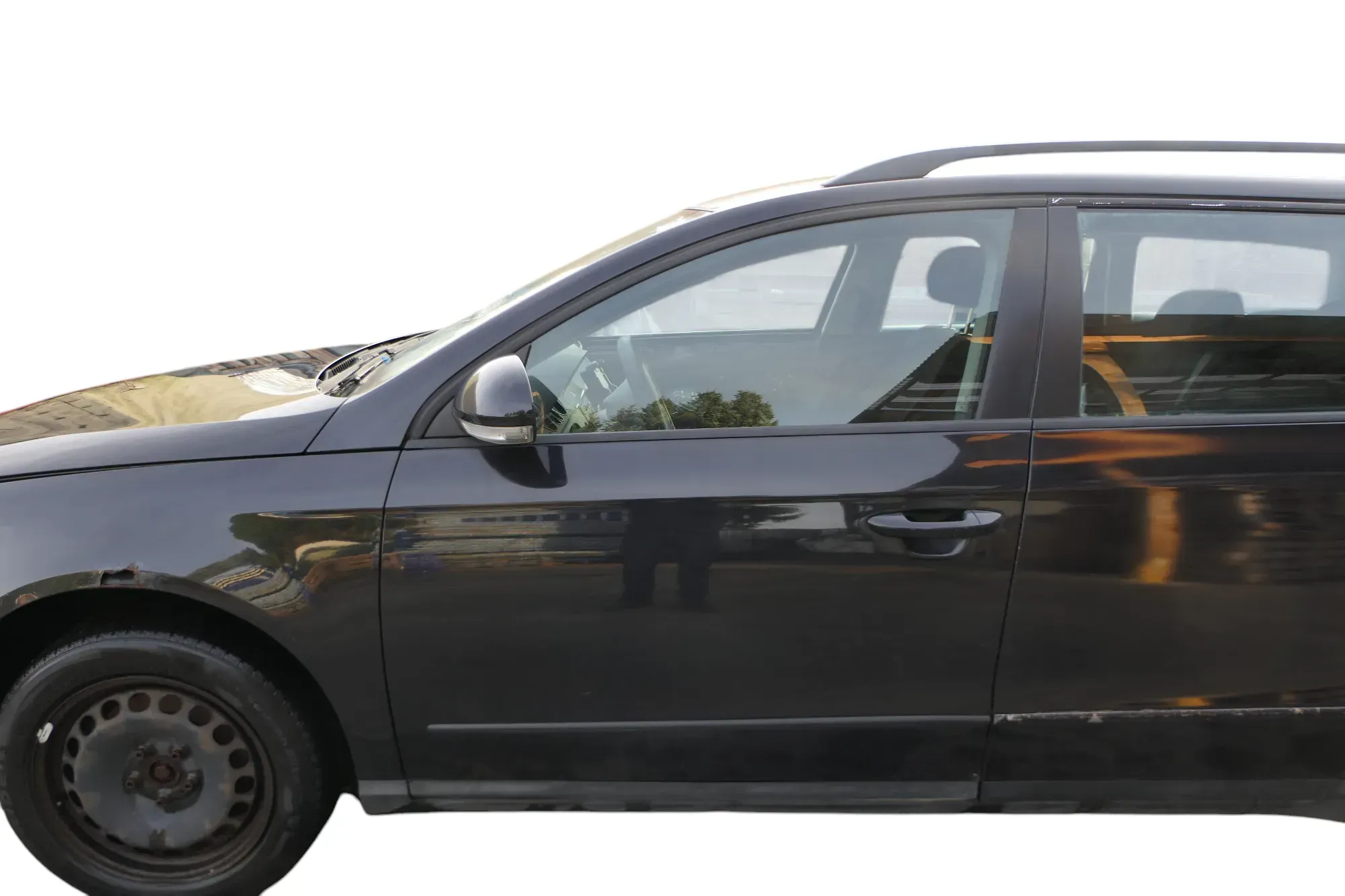 VW Passat 3C Kombi o. Limous Tür vorne links Fahrer schwarz LC9X - Bild 1