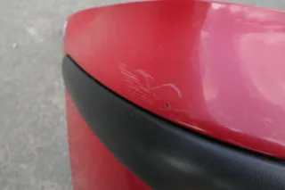 VW Polo 6N2 Stoßstange hinten Heckstoßstange Stoßfänger rot LP3G - Bild 3