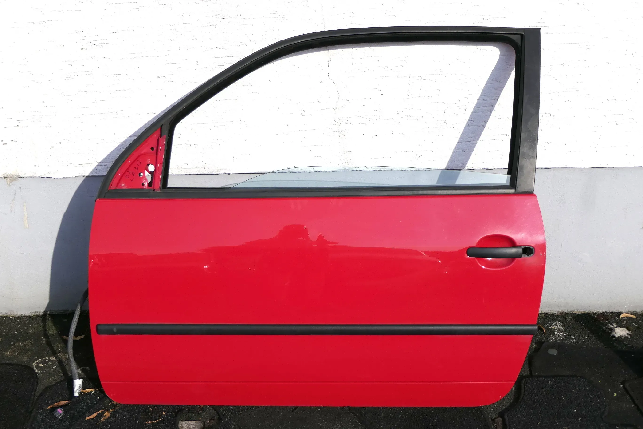 VW Lupo Seat Arosa Tür vorne links Fahrertür rot LP3G ohne Anbauteile (mecha - Bild 1