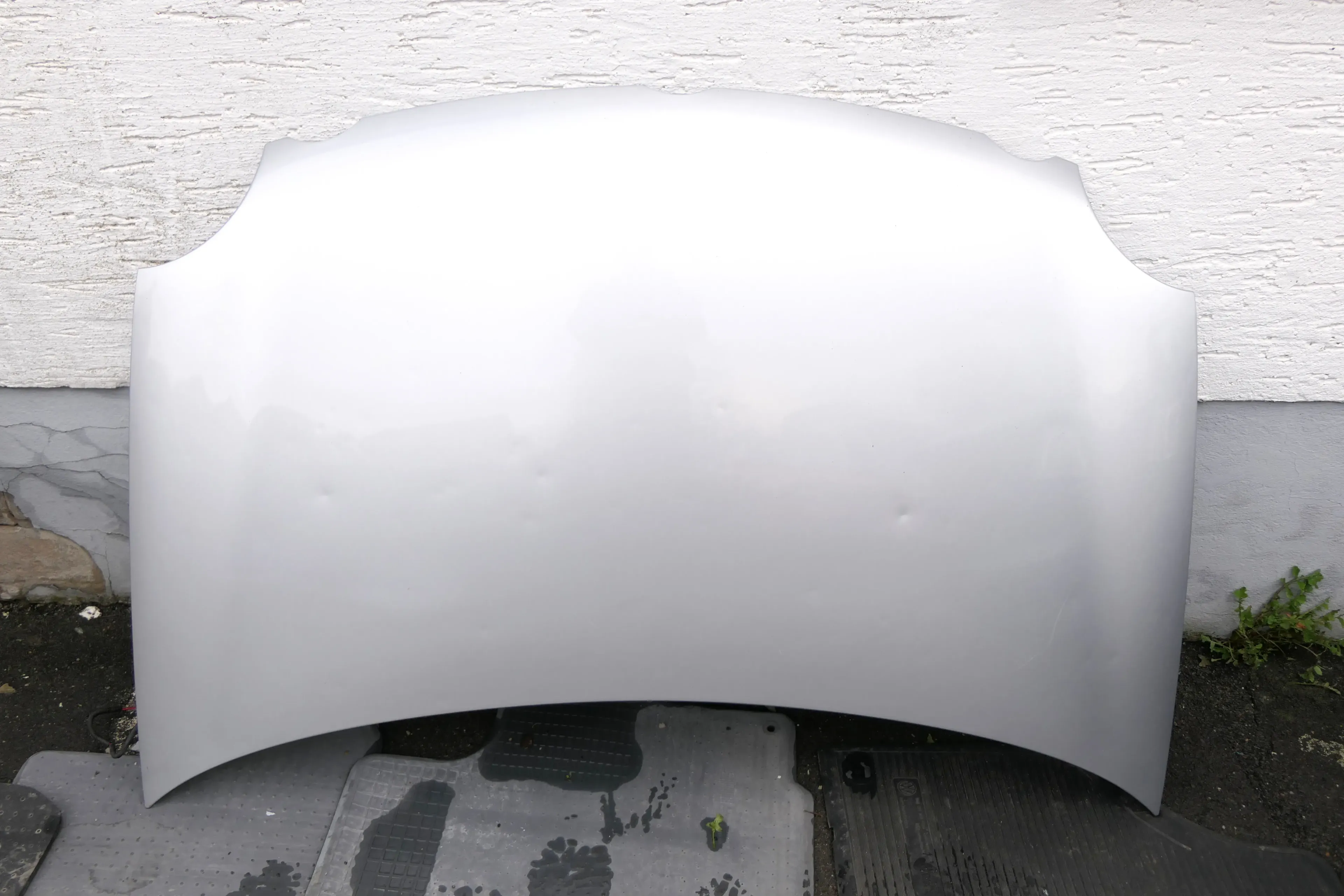 VW Polo 9N Motorhaube KLappe vorne silber grau LA7W bis ca. Bj. 2004 Hagelschade - Bild 1