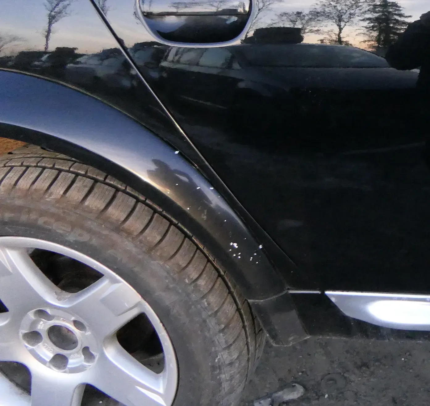 AUdi A6 4B Allrod 4Z Blende Kotflügel hinten rechts Abdeckung schwarz LY9B - Bild 1