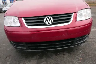 VW Touran 1T Stoßstange vorne Frontstoßstange Stoßfänger wein-rot braun LA3W - Bild 1