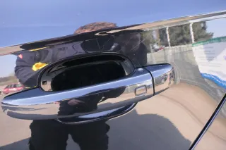 Audi A4 B8 8K Tür + Rahmen  hinten links schwarz LZ9Y Kombi Avant - Bild 3