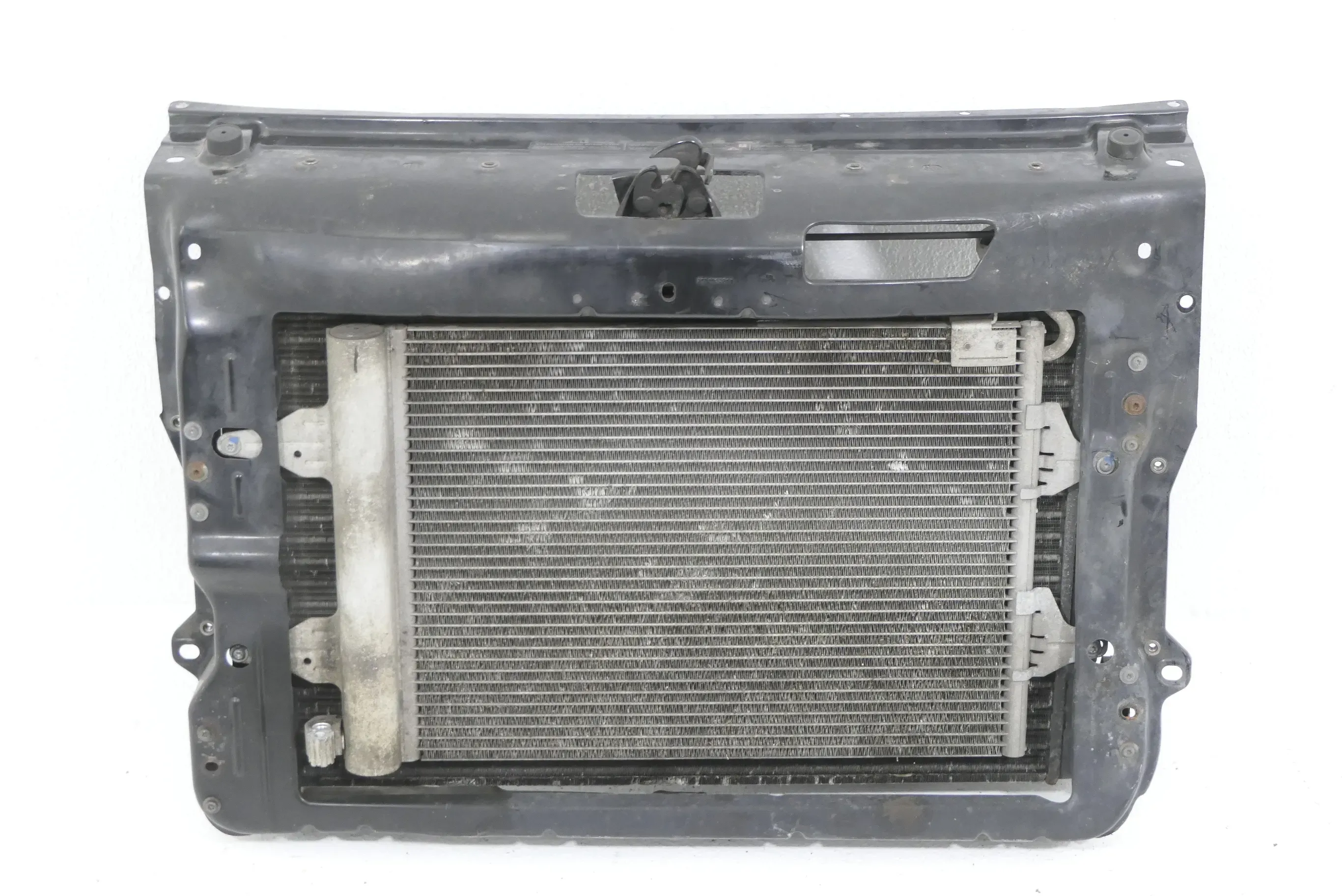 VW Fox Schloßträger Kühler Benziner Kondensator 5Z0805588G + Kondensator Klima - Bild 1