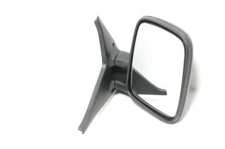 VW T4 mechanisch Spiegel Außenspiegel rechts Glas schwarz 701857508 origi matt - Bild 1