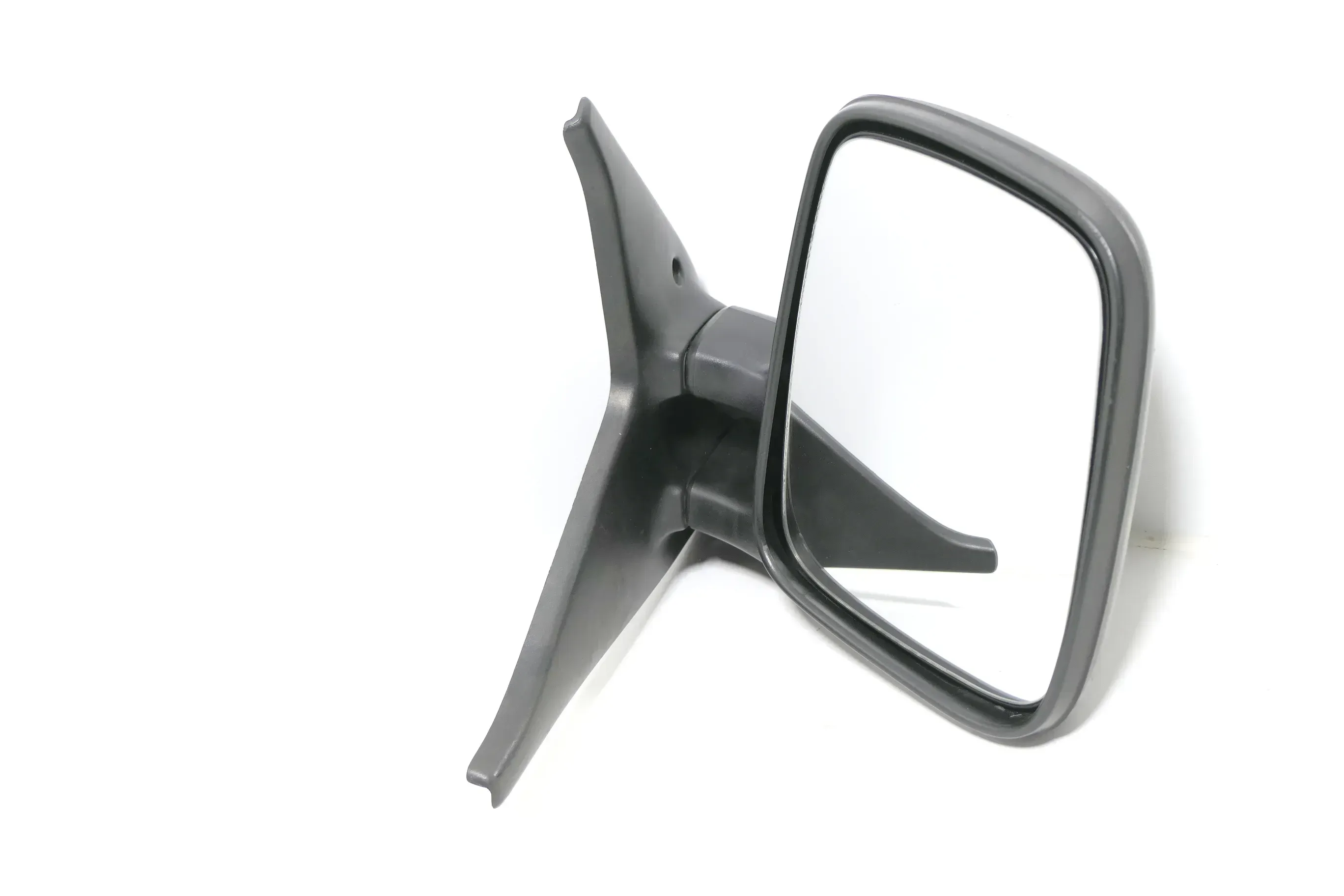VW T4 mechanisch Spiegel Außenspiegel rechts Glas schwarz 701857508 origi matt - Bild 1