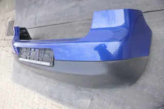 VW Golf 5 1K Limousine Stoßstange hinten Heckstoßstange blau LC5J - Bild 4