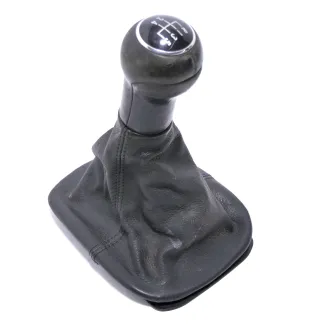 VW Golf 4 Bora Schaltknauf Schaltsack Schaltung Schaltknüppel schwarz - Bild 2
