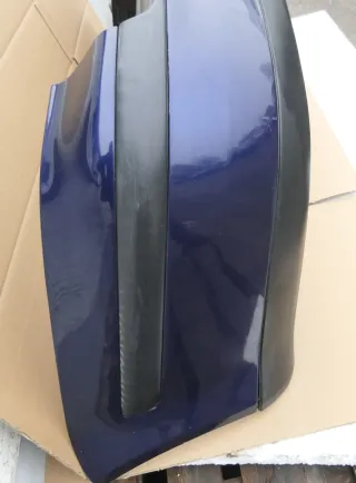 VW Golf 4 Kombi Avant Stoßstange hinten Heckstoßstange Stoßfänger blau LB5N f - Bild 6