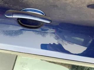 VW Polo 9N 9N3 Tür hinten links 4/5-Türer blau LB5N - ohne Anbauteile - Bild 5