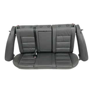VW Jetta 1K Sitz Rückbank Rücksitzbank Sitze Leder Lehne anthrazit - Bild 1