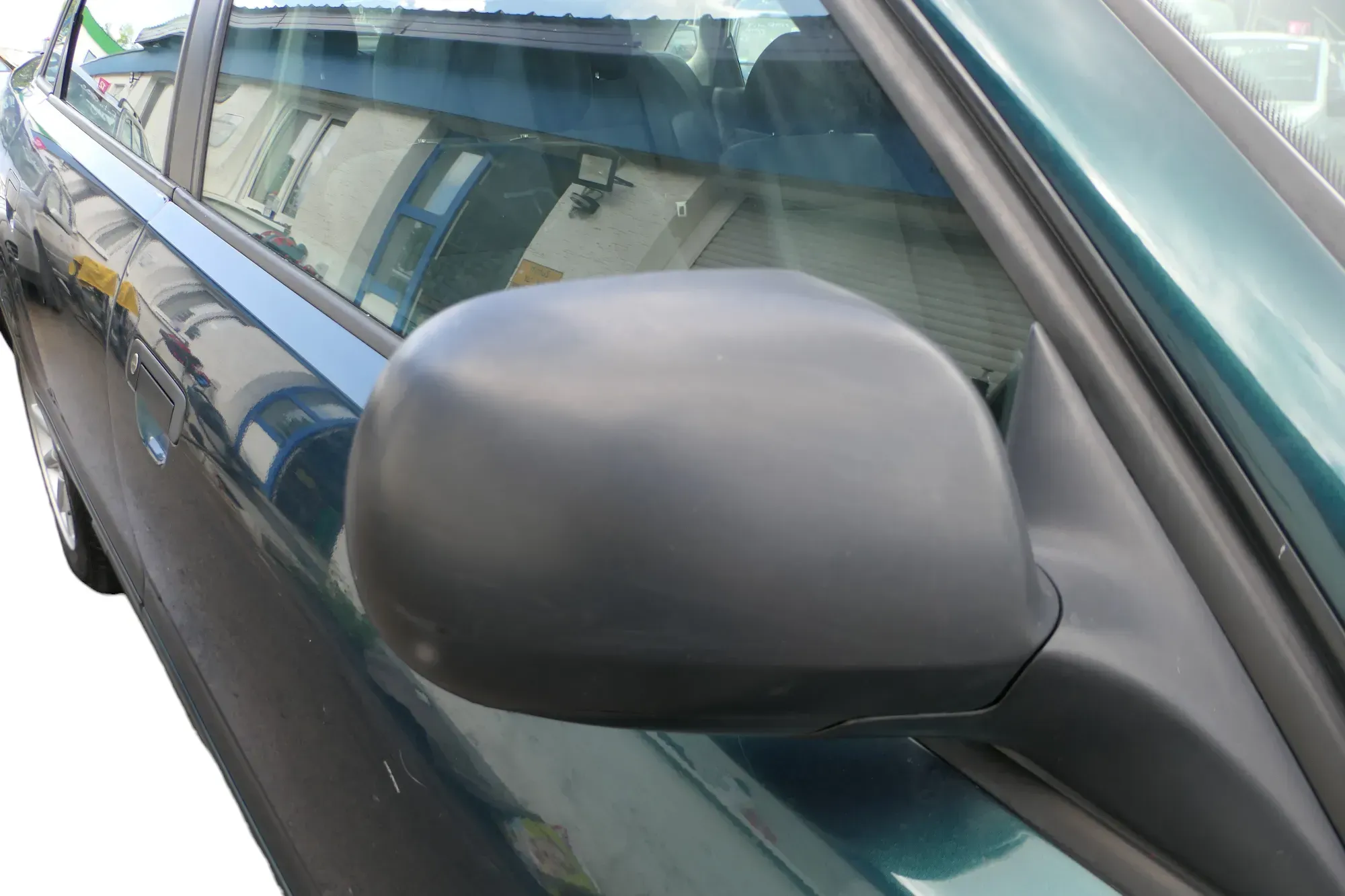 A4 B5 elektrischer Spiegel Außenspiegel rechts schwarz Glas - Bild 1