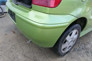 VW Polo 6N2 Stoßstange hinten Heckstoßstange Stoßfänger grün LA6M - Bild 2