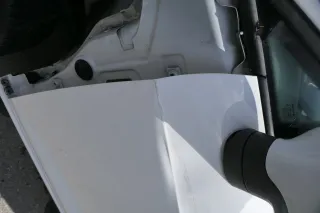Ibiza 6J Tür vorne links Fahrertür weiß LB9A 2/3-Türer - ohne Anbauteile  DELLE! - Bild 6