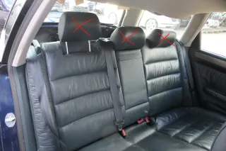 A6 4B Kombi Avant Rückbank Rücksitzbank Sitz Rücksitz Buffalino grün lago Leder - Bild 1