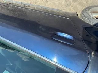 Audi A6 4B C5 Tür Türblatt hinten rechts blau LZ5T mit Rahmen - Bild 4