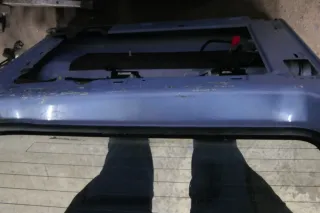 VW Caddy 9K Seat Inca Tür hinten links Heckklappe Hecktür blau + Scheibe - Bild 2
