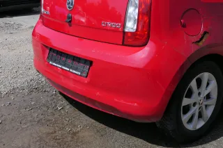 Skoda Citigo Stoßstange hinten Heckstoßstange rot LY3D - Bild 5