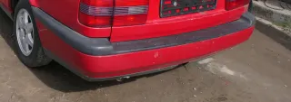 VW Passat 3A 35i Kombi Stoßstange hinten Heckstoßstange Stoßfänger rot LY3D - Bild 1