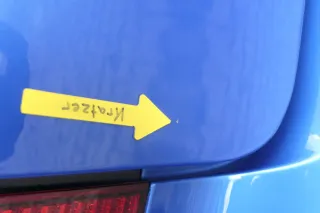 VW Polo 9N3 9N Heckklappe Kofferraumklappe Klappe blau LA5M -ohne Anbauteile - Bild 4