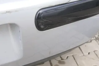 VW Golf 4 Limousine Stoßstange hinten Heckstoßstange Stoßfänger silber LB7Z grau - Bild 6