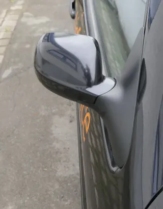 VW Polo 6N2 manueller Spiegel Außenspiegel rechts außen schwarz LC9Z + Glas - Bild 1