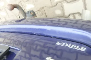 Audi A4 B5 Kombi Variant Stoßstange hinten Heckstoßstange blau LZ5K - Bild 12