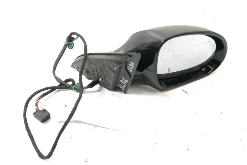 Passat 3C elektrischer Spiegel Außenspiegel rechts schwarz LC9X anklappbar Umfel - Bild 1