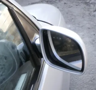 VW Lupo 6X Arosa manueller Spiegel Außenspiegel rechts silber LA7W grau - Bild 1