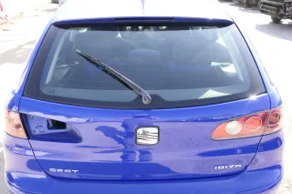 Seat Ibiza 6L Heckklappe Klappe hinten Kofferraumklappe blau LS5G ohneBremsleuch - Bild 1