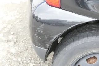 VW Lupo Stoßstange hinten Heckstoßstange Stoßfänger schwarz L041 - Bild 5