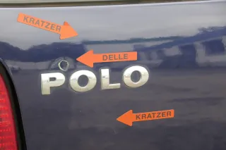 Polo 6N2 Heckklappe Klappe hinten Kofferraumklappe blau LB5N indigoblau - Bild 6