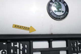 Skoda Fabia 6Y6 Schrägheck Heckklappe Kofferraumklappe hinten grau silber LF7T - Bild 2