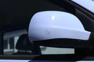VW Lupo Arosa manueller Spiegel Außenspiegel rechts grau blau LR5D - Bild 2
