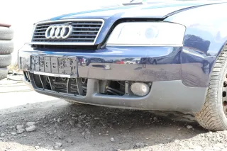 Audi A6 4B Frontstoßstange Stoßstange vorne Stoßfänger blau LY5K Facelift - Bild 3