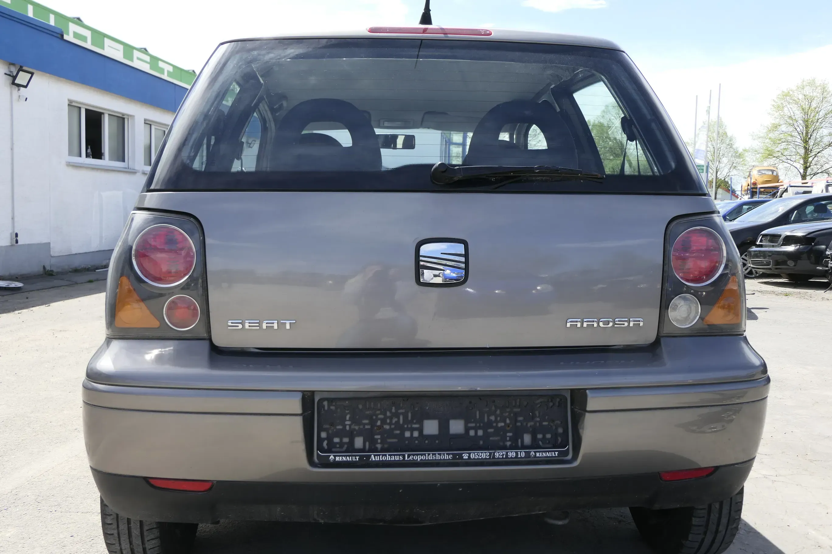 Seat Arosa 6H Heckklappe Klappe hinten Kofferraumklappe grau LS7U Facelift - Bild 1