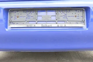 VW Polo 6N2 Stoßstange hinten Heckstoßstange Stoßfänger blau LA5C surf - Bild 6