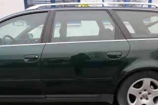 Audi A6 4B C5 Tür Türblatt hinten links grün LZ6H mit Rahmen - Bild 1