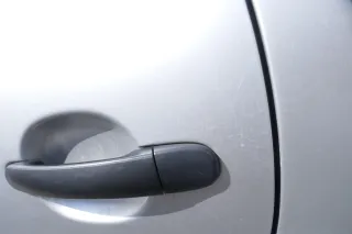 Seat Ibiza 6L Tür 4/5-Türer hinten links grau silber LS7N - ohne Anbauteile - Bild 5