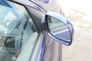 Skoda Fabia 6Y mechanischer Spiegel Außenspiegel rechts blau LF5U Glas - Bild 3