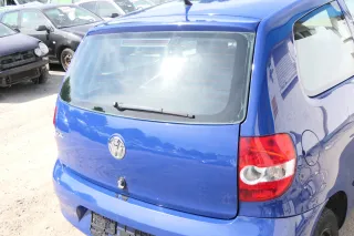 VW Fox 5Z Heckklappe Kofferraumklappe Klappe hinten + Scheibe blau LL5M - Bild 2