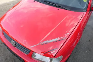 VW Polo 6N Motorhaube Frontklappe Haube vorne Klappe rot LP3G - Bild 4
