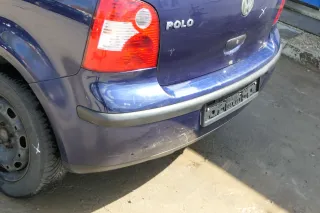 VW Polo 9N 9N3 Stoßstange Heckstoßstange hinten blau LB5N - Bild 3
