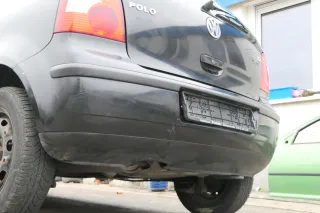VW Polo 9N 9N3 Stoßstange Heckstoßstange hinten schwarz LC9Z - Bild 6