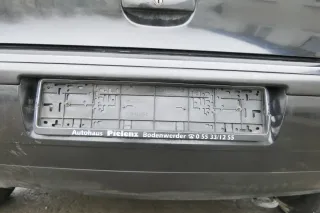 VW Polo 9N 9N3 Stoßstange Heckstoßstange hinten schwarz LC9Z - Bild 2